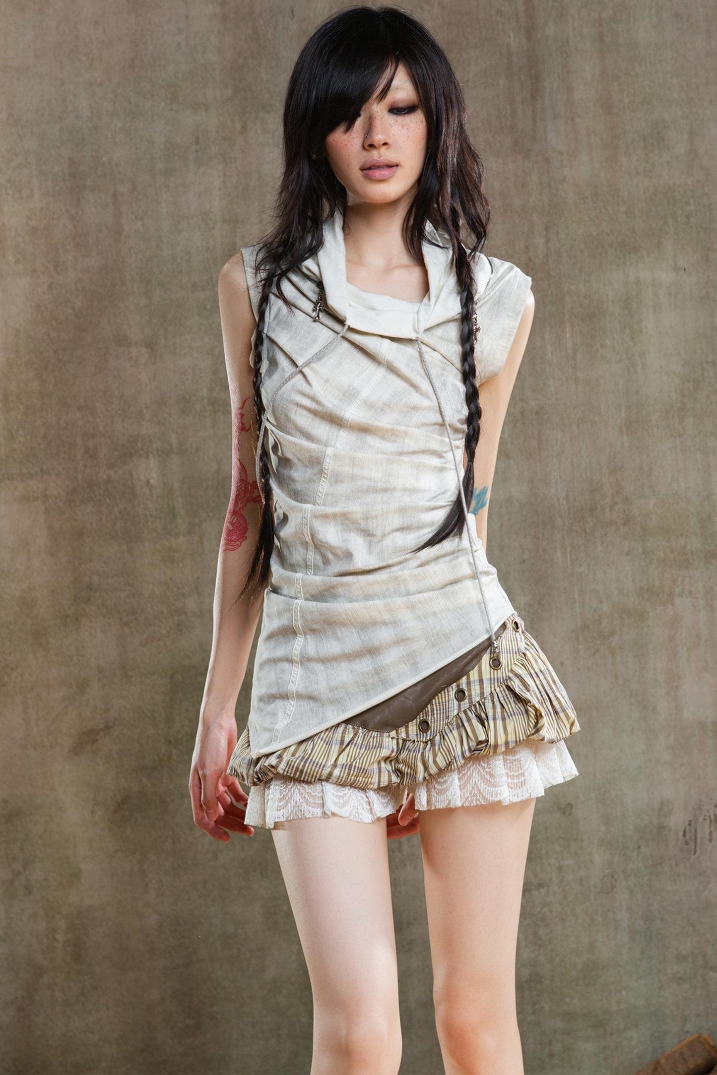 Punk Pleated Vest