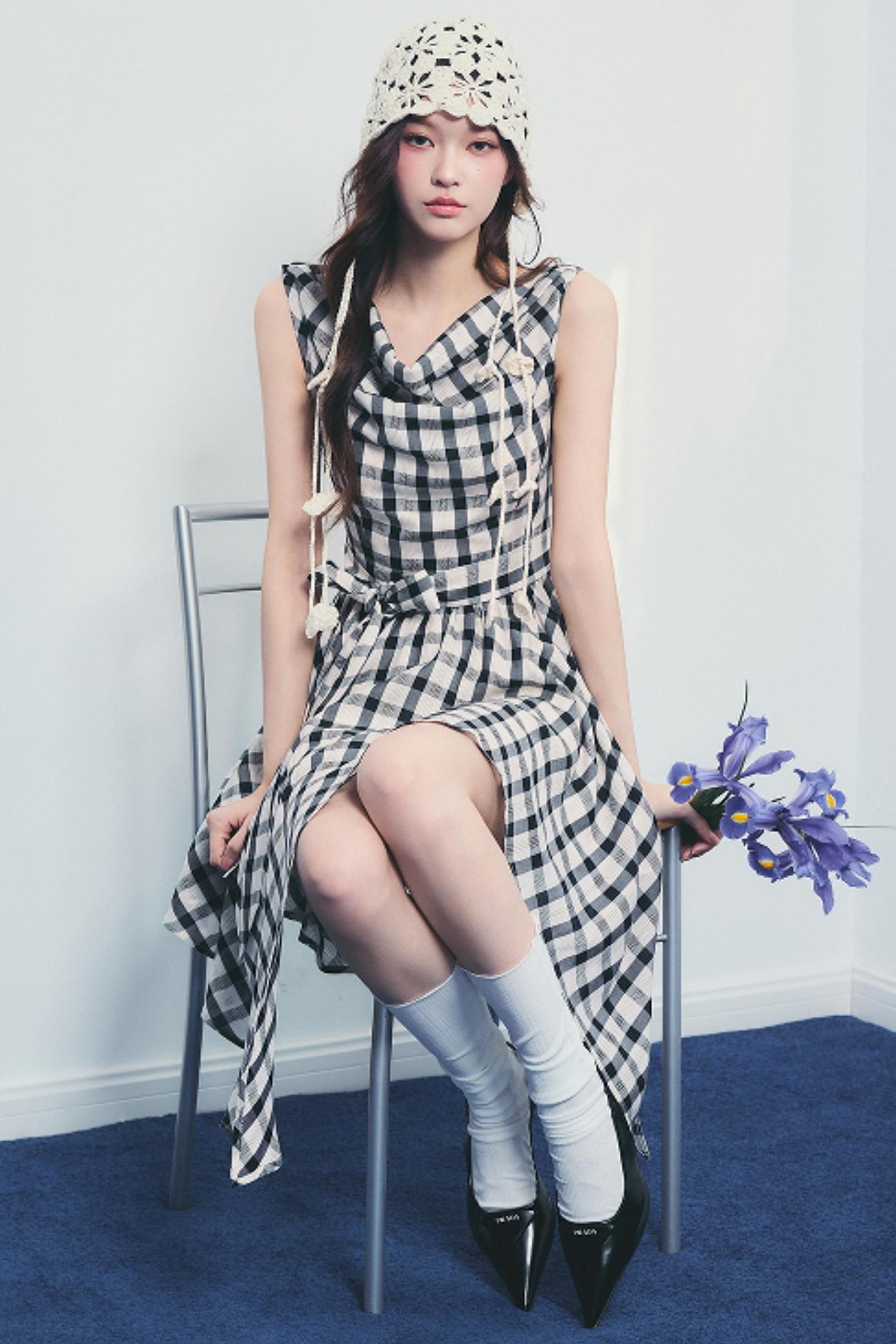Forest End Plaid Swing Dress