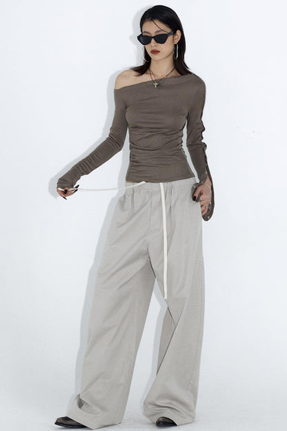 Relaxed Fit Gray Work Pants