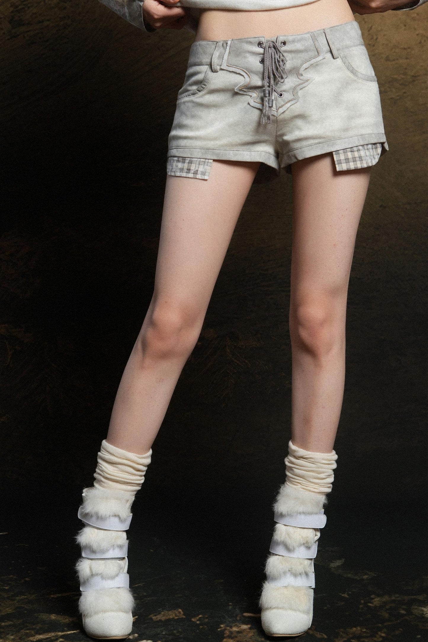 Low-Waist Punk Shorts Set-Up