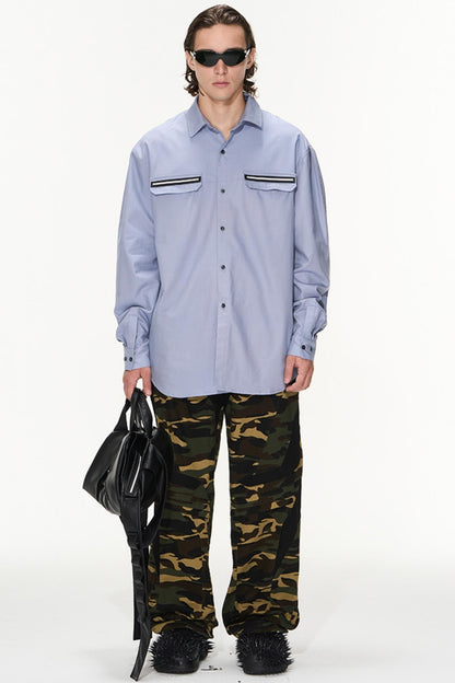 Ribbed Double Long Sleeve Shirt