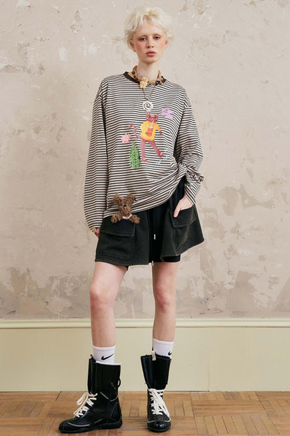 Striped Long Sleeve T-Shirt