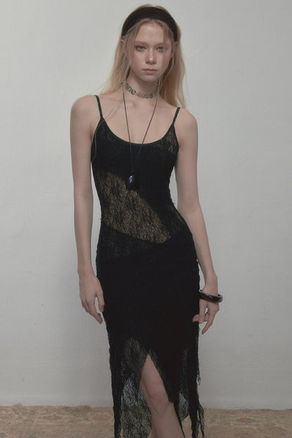 Summer Black Lace Dress