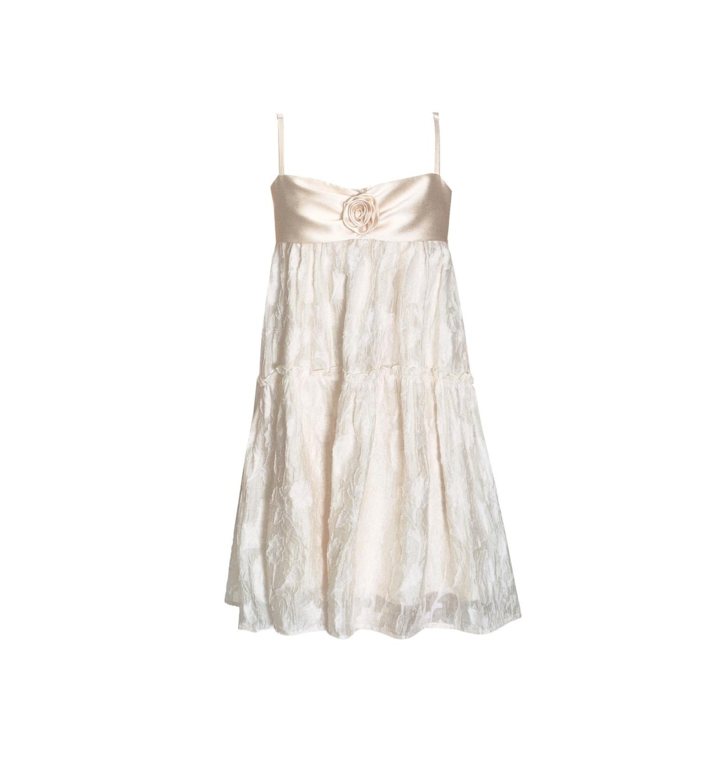 Sweet Jacquard Halter Dress