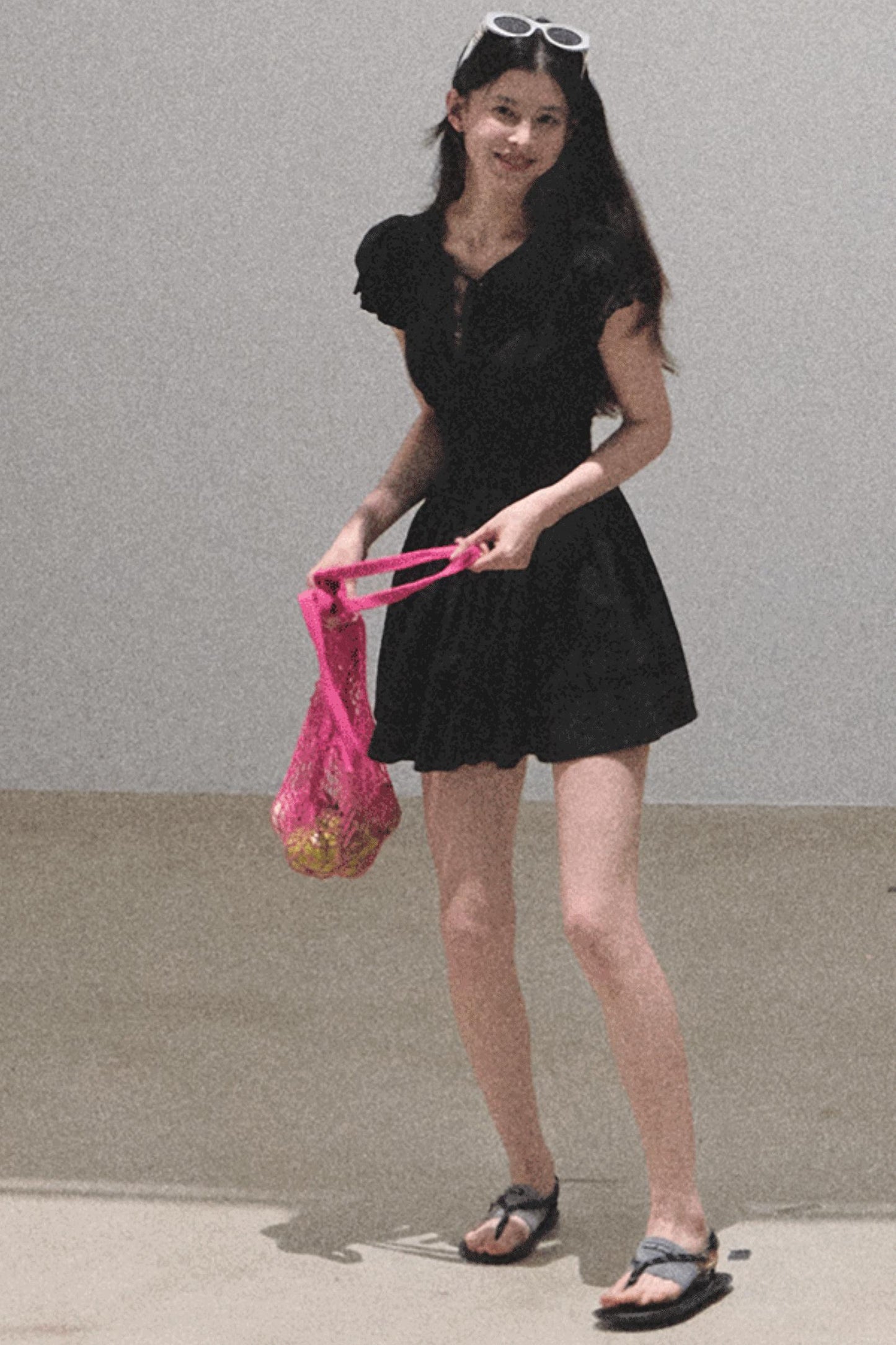 Lovefall Embroidered Cotton Tea Dress