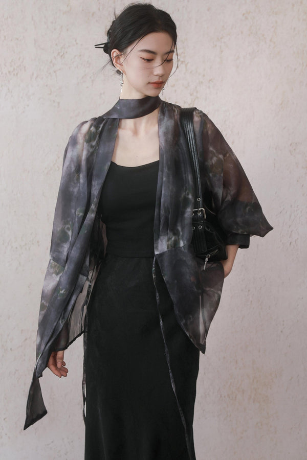 Purple Halo Mesh Jacket