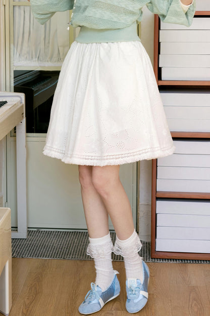 Spring Bloom Peplum Skirt