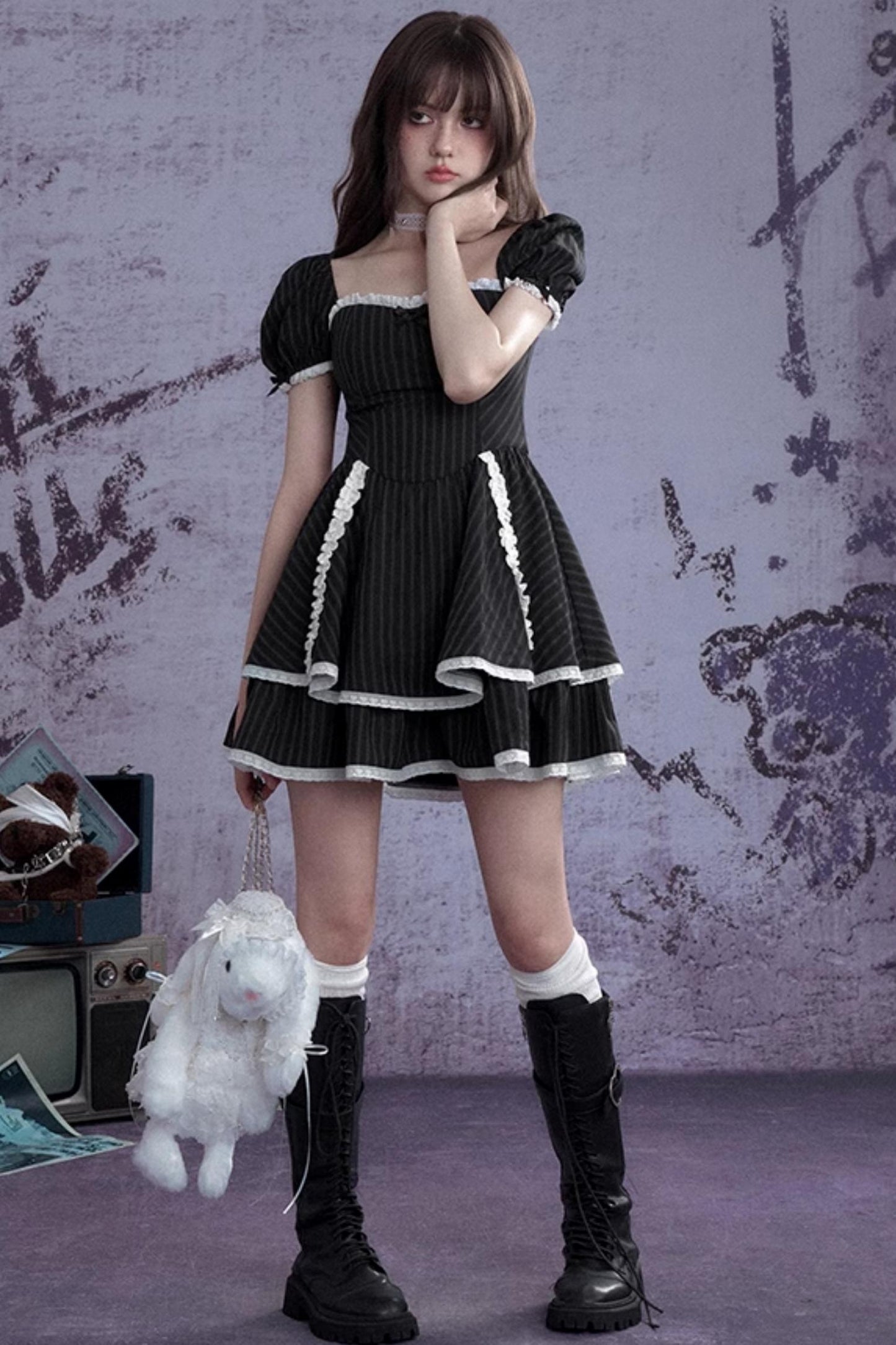 Sweet Lace Cake Dress