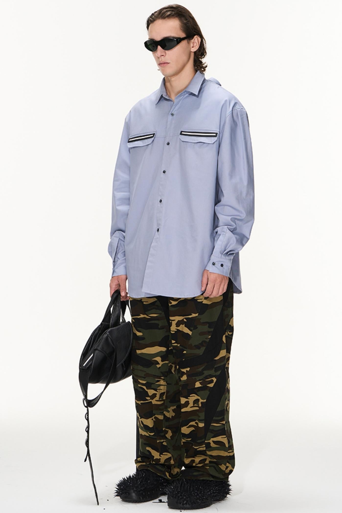 Ribbed Double Long Sleeve Shirt