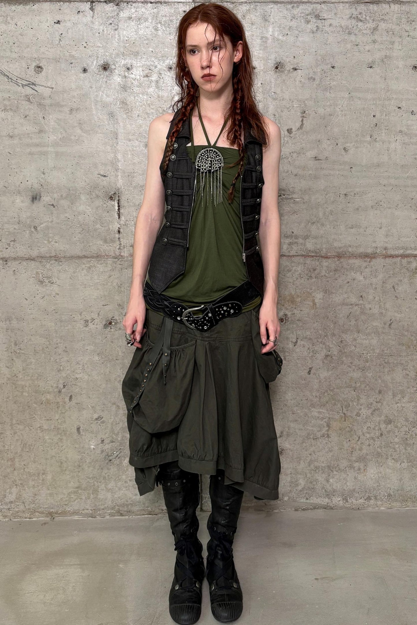 Vintage Utility Skirt