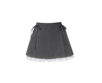 Pleated Bustier Skirt