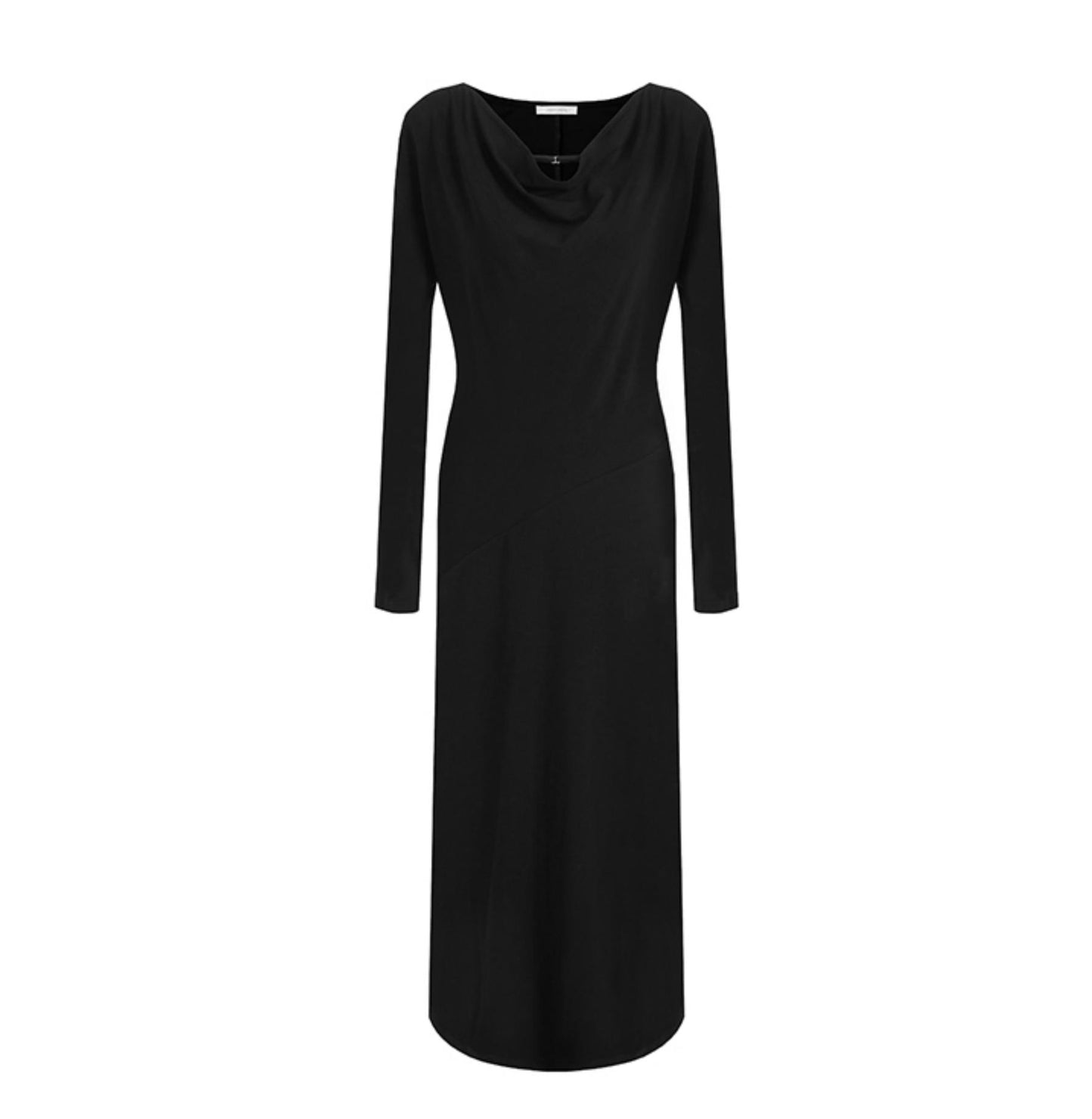 Black Knit Swing Dress