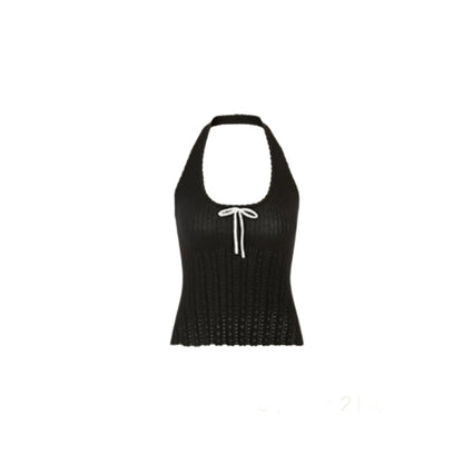 Summer Knit Halter Top