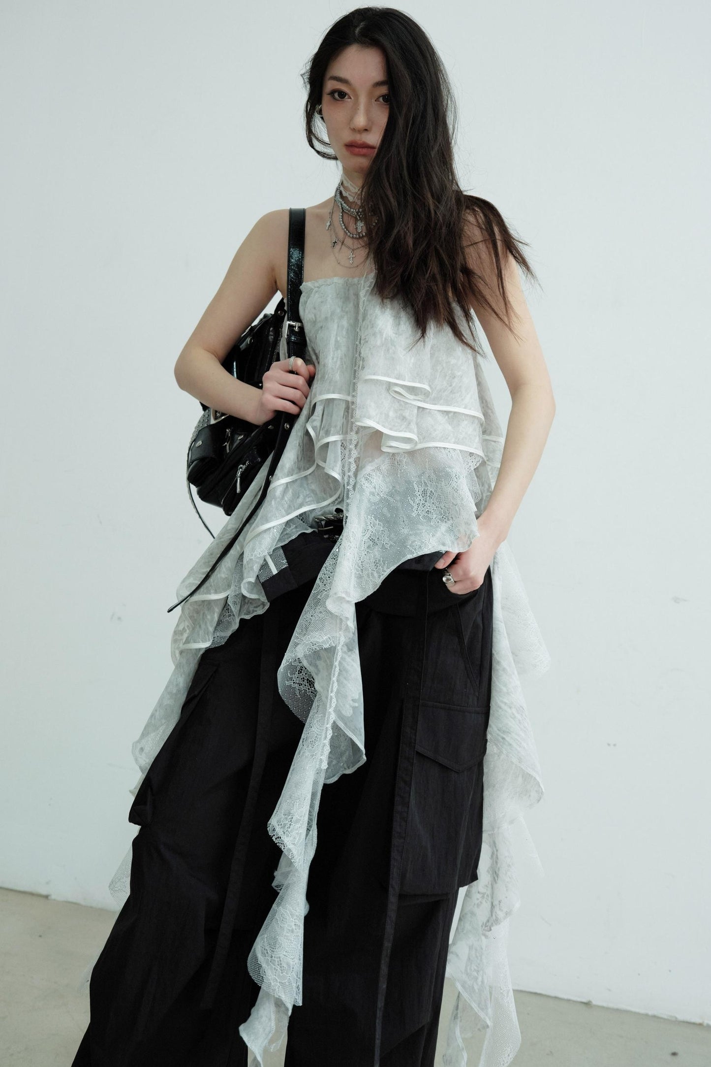 Romantic Tulle Bustier Top