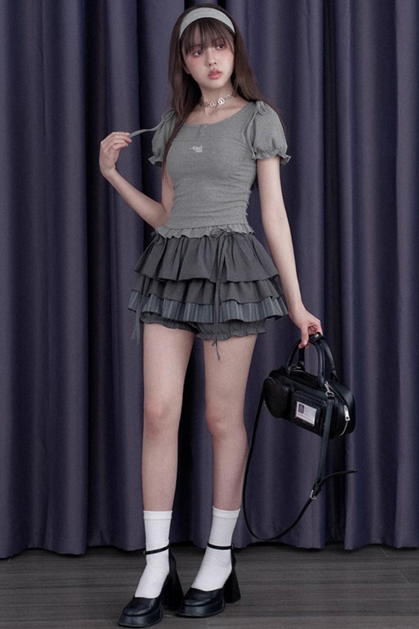 Mega Gray Cake Skirt