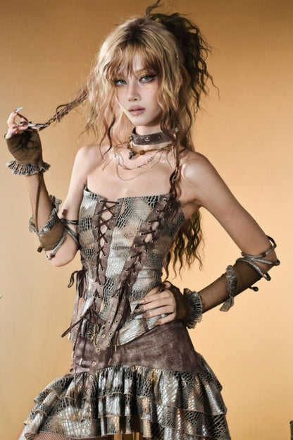 Gilded Snake Sleeve Set