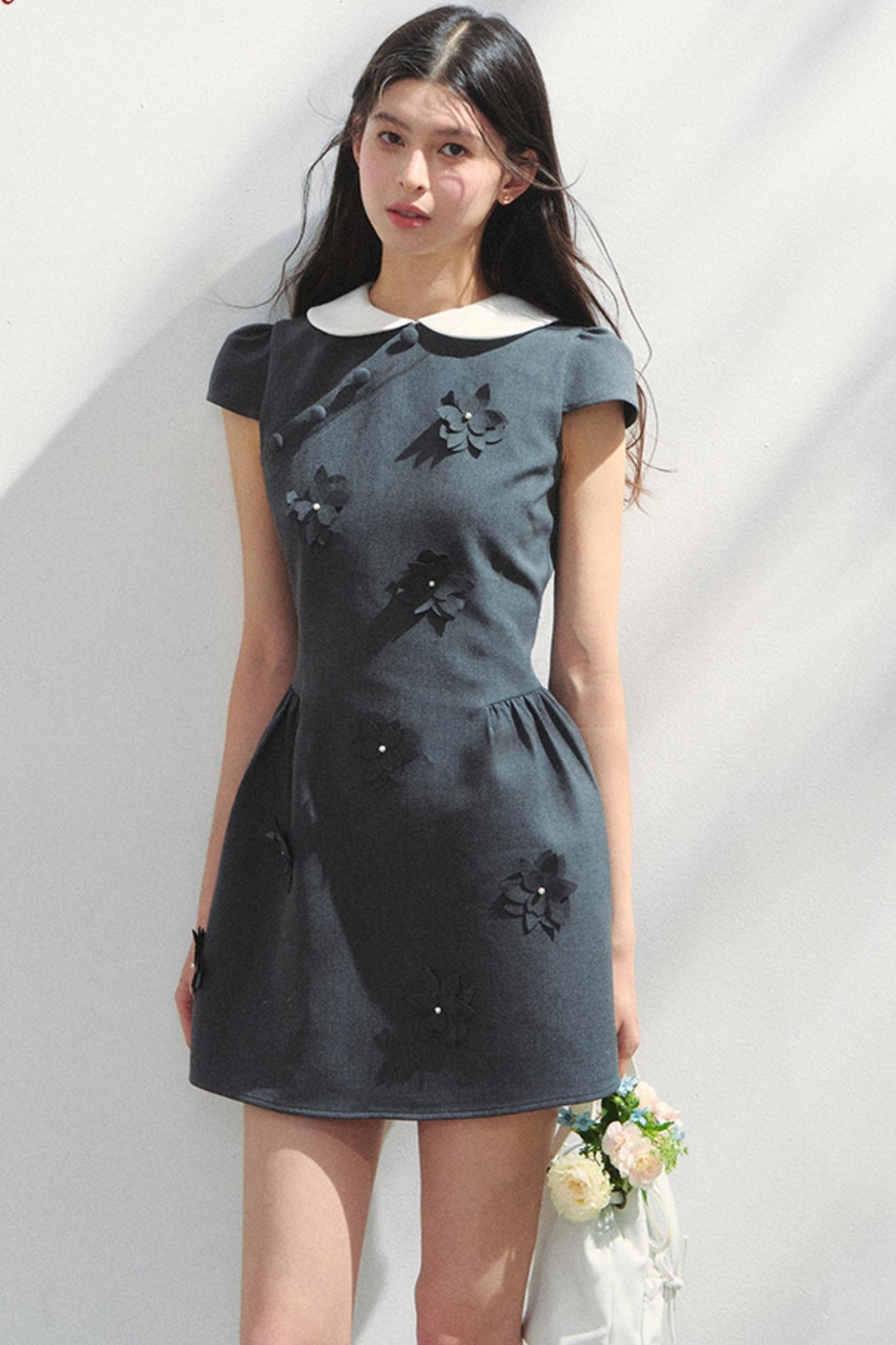 Floral Maiden Poncho Dress