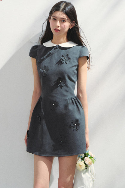 Floral Maiden Poncho Dress