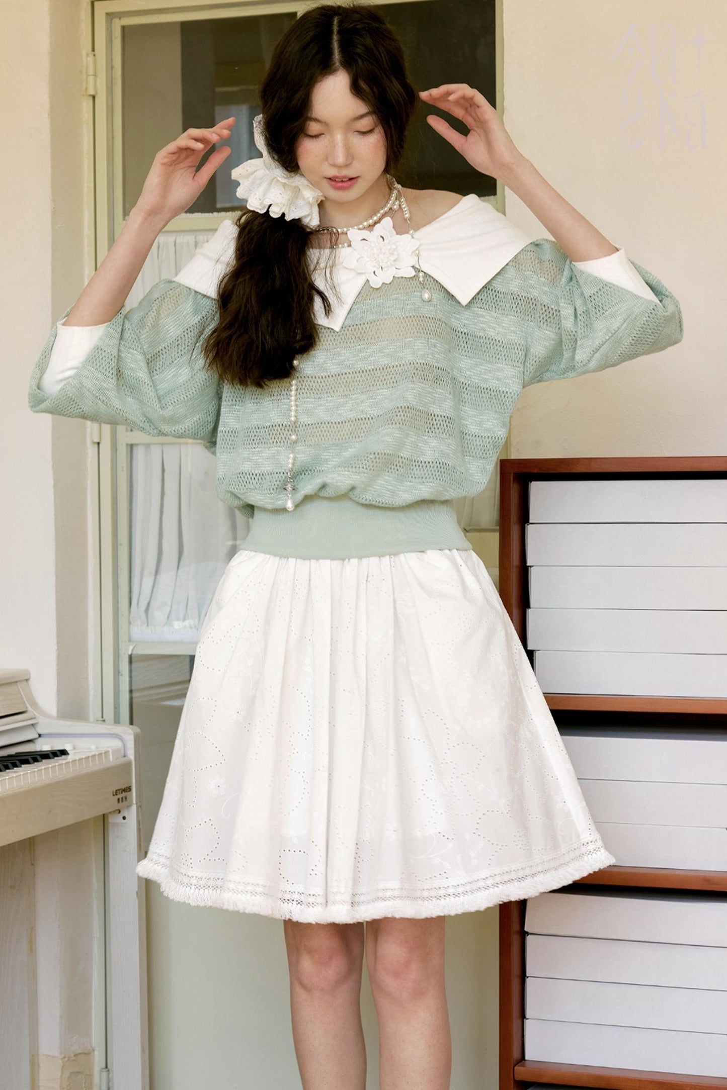 Spring Bloom Peplum Skirt