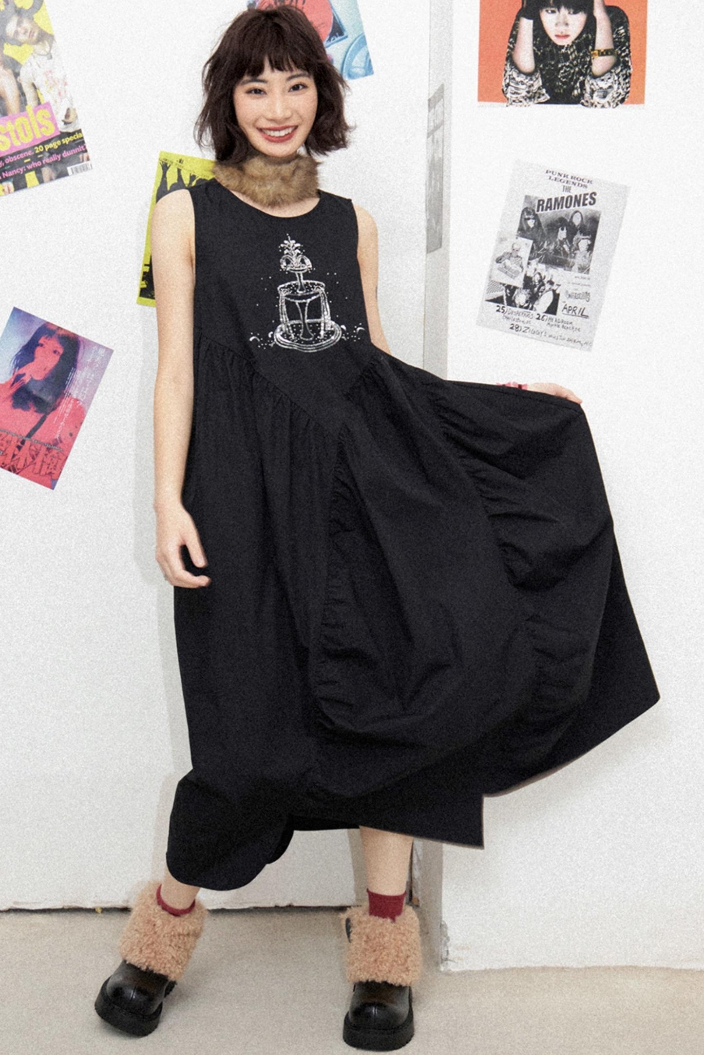 Elegant Embroidered Maxi Dress