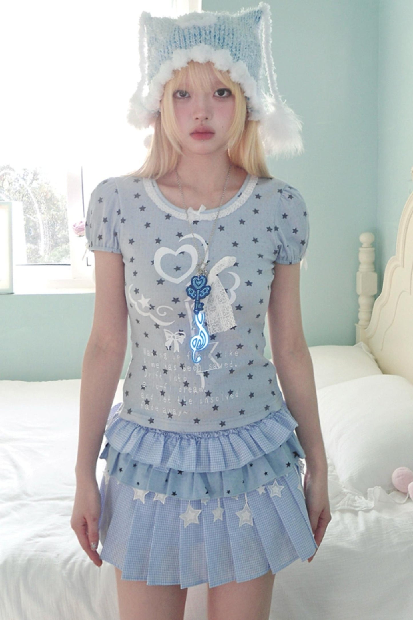 Blue Slim Magic T-Shirt