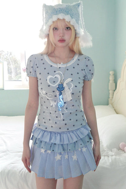 Blue Slim Magic T-Shirt