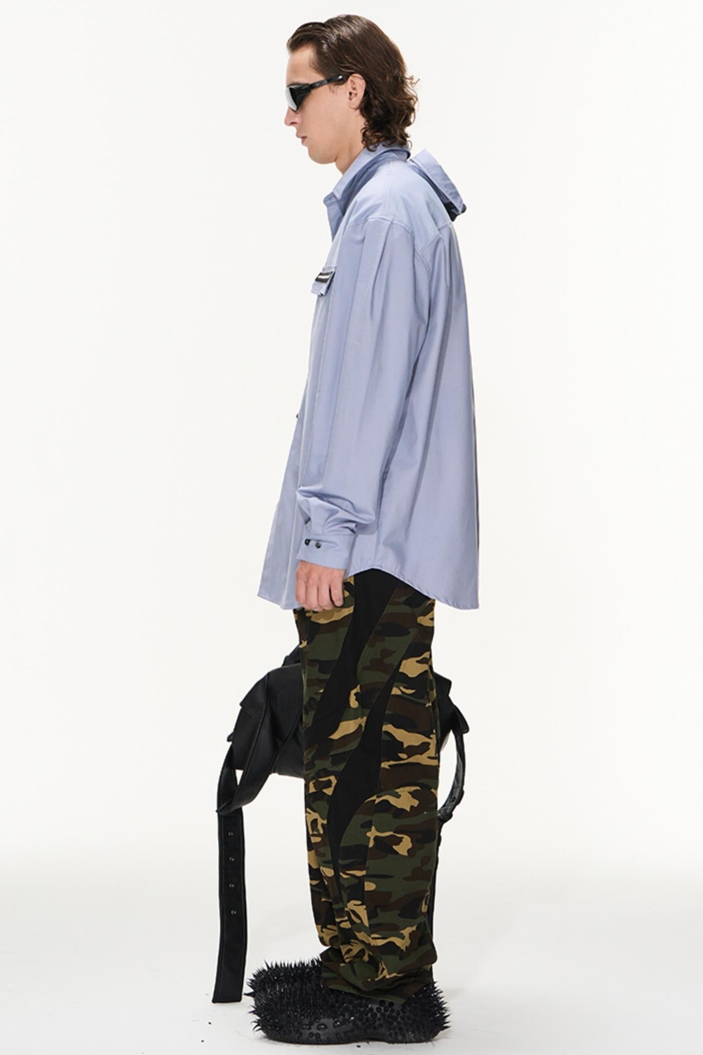 Ribbed Double Long Sleeve Shirt