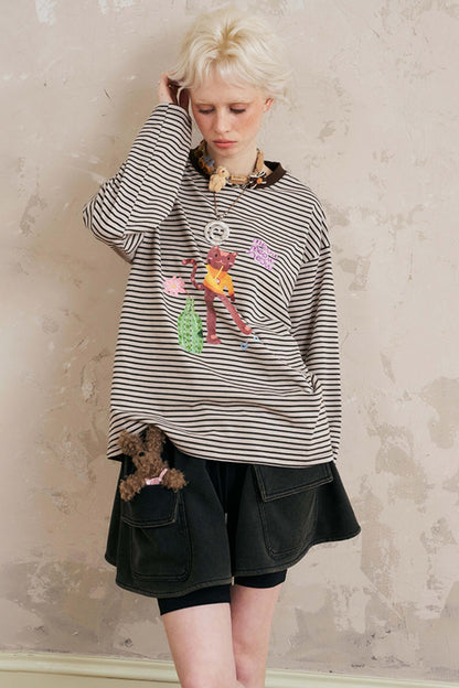 Striped Long Sleeve T-Shirt