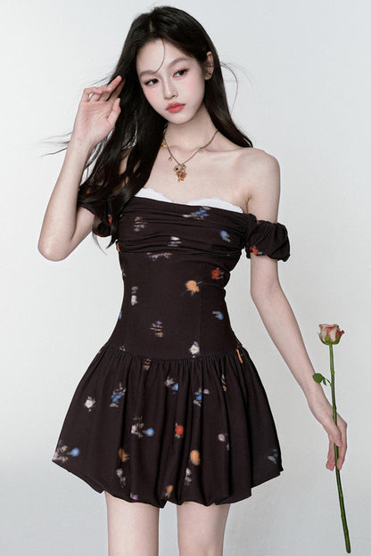 Rose One-Shoulder Dress