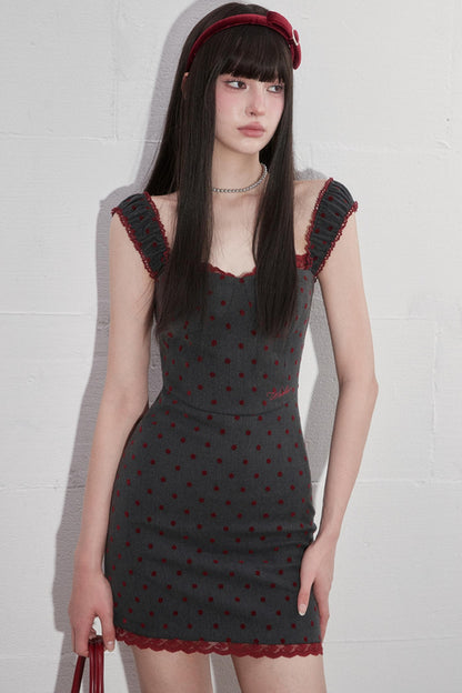 Romance Lace Halter Dress