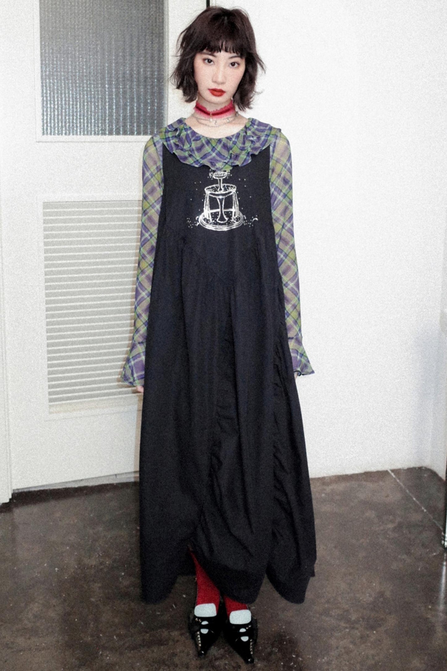 Elegant Embroidered Maxi Dress