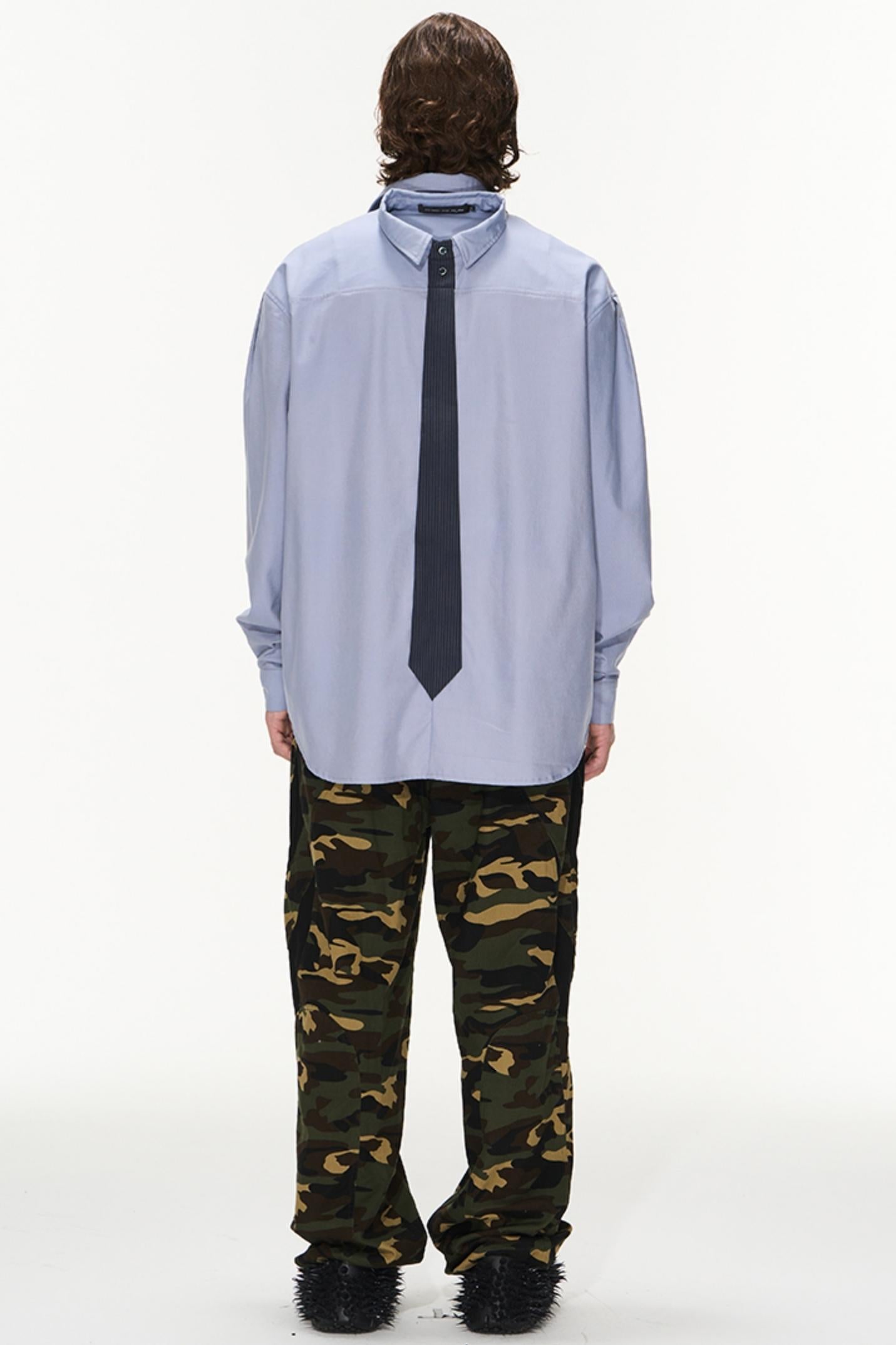 Ribbed Double Long Sleeve Shirt