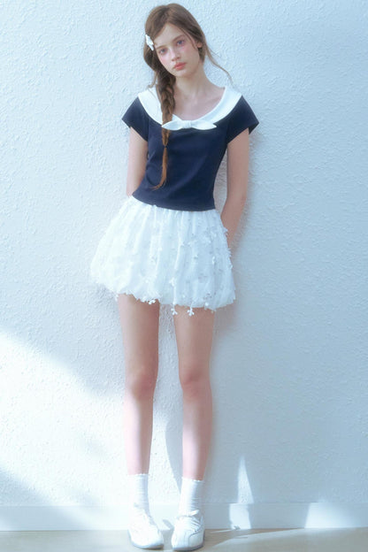 Summer Flower Pod Pants Skirt