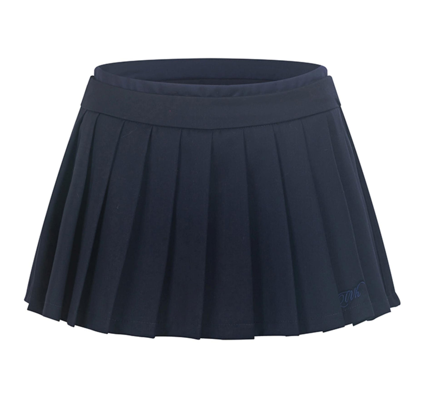 Double-Waist Pleated Skirt