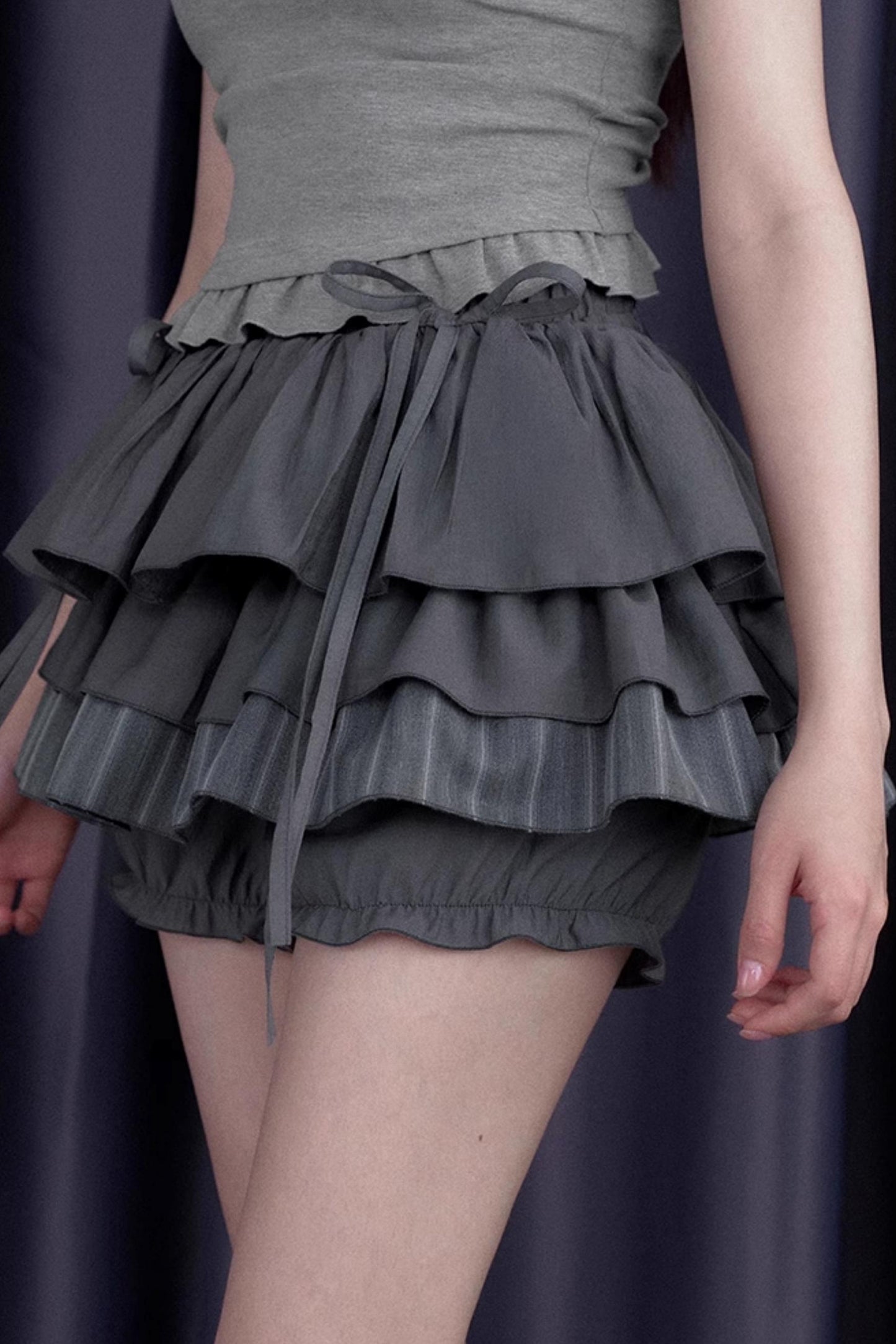 Mega Gray Cake Skirt