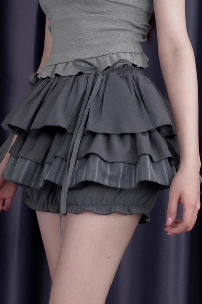 Mega Gray Cake Skirt