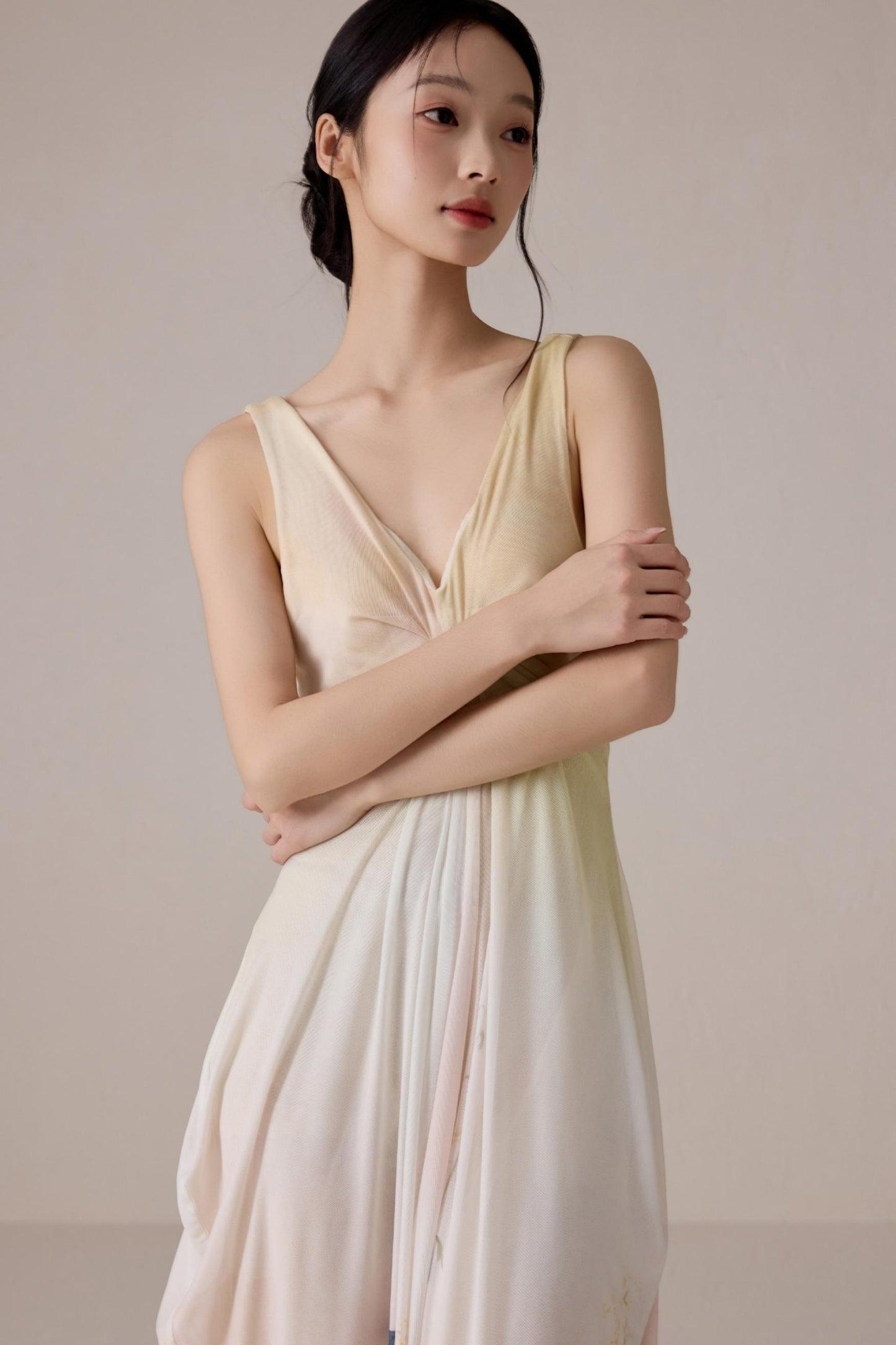 Moonlit Jacquard Dress