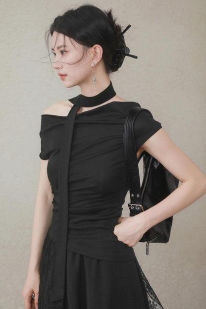 Flutter Drawstring T-Shirt