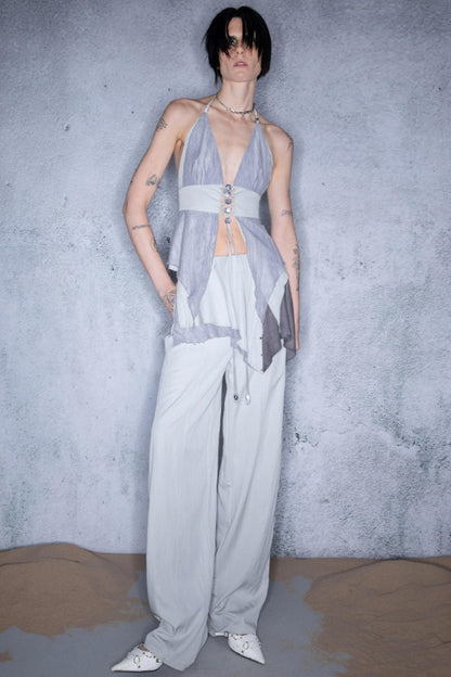 Leaf Beaded Cotton Camisole