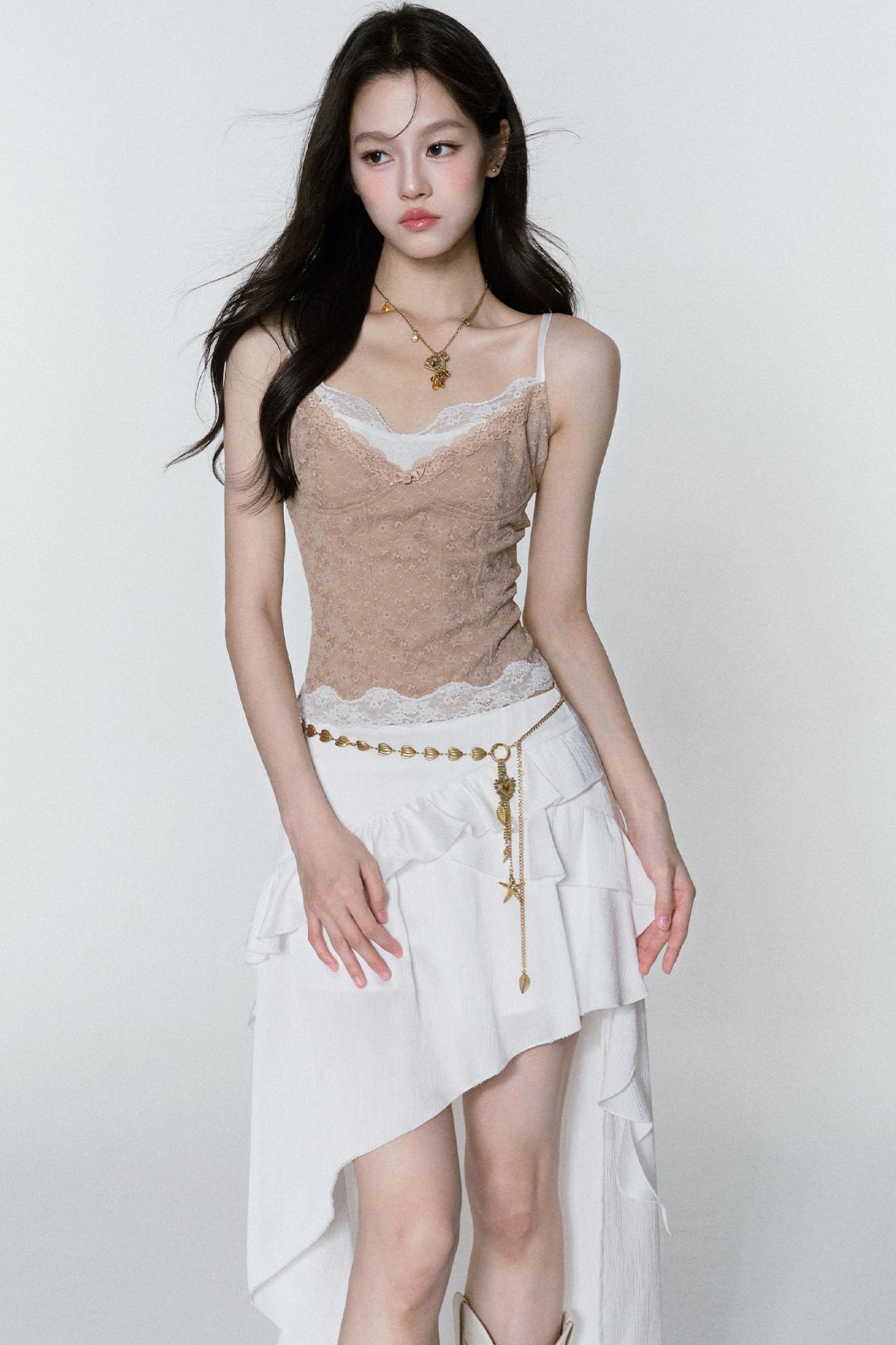 Irregular Bustier Skirt