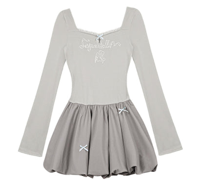 Gray Charm Ballet Dress