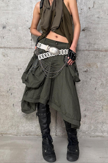 Vintage Utility Skirt