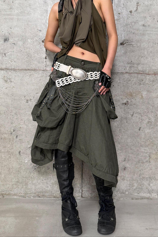 Vintage Utility Skirt