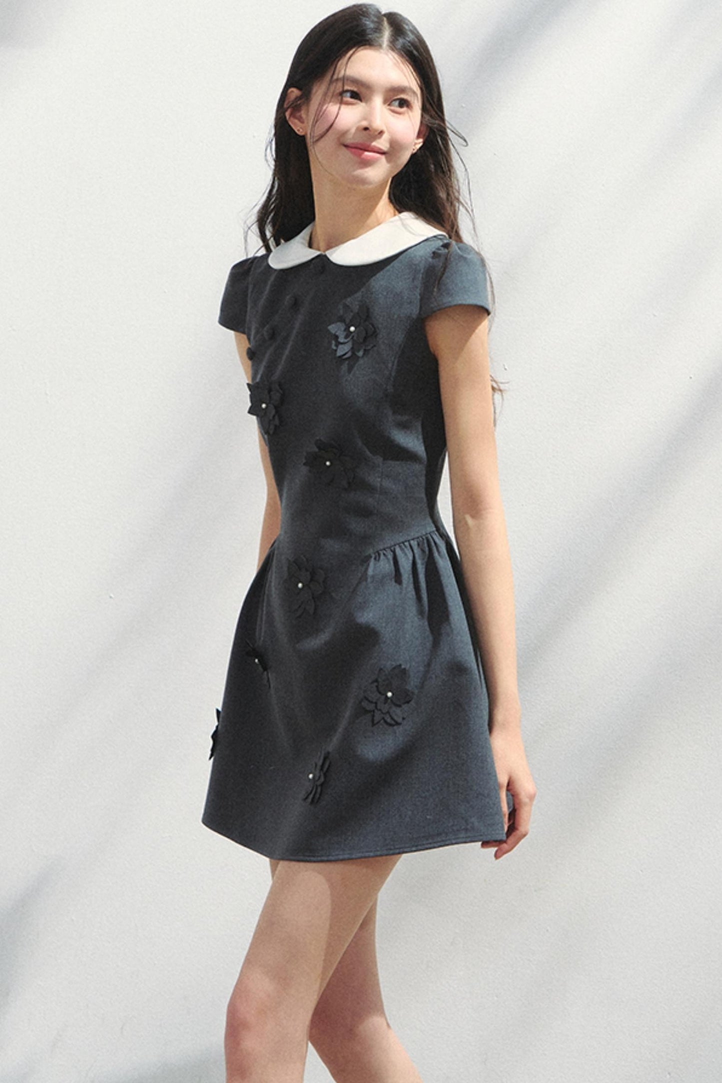 Floral Maiden Poncho Dress