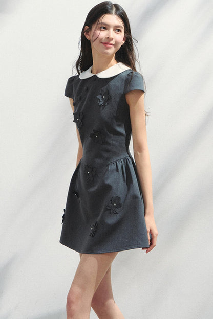 Floral Maiden Poncho Dress