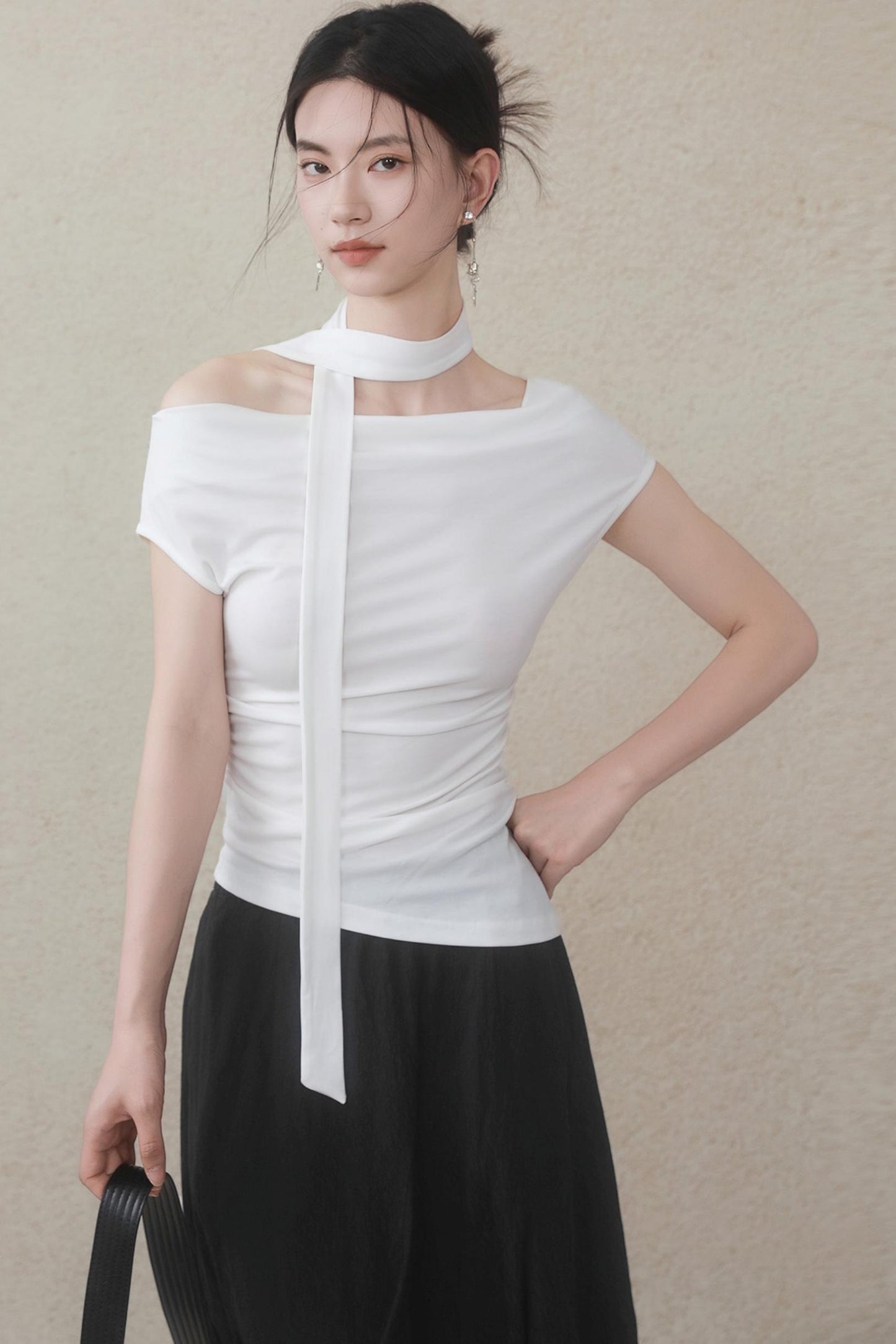 Summer White Flutter T-Shirt