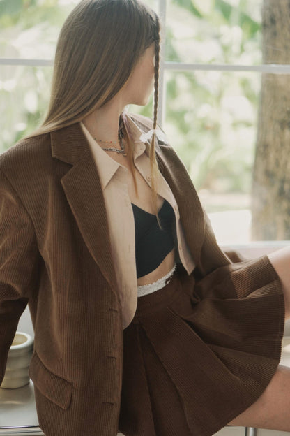 Brown Corduroy Blazer