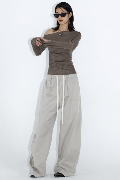 Relaxed Fit Gray Work Pants