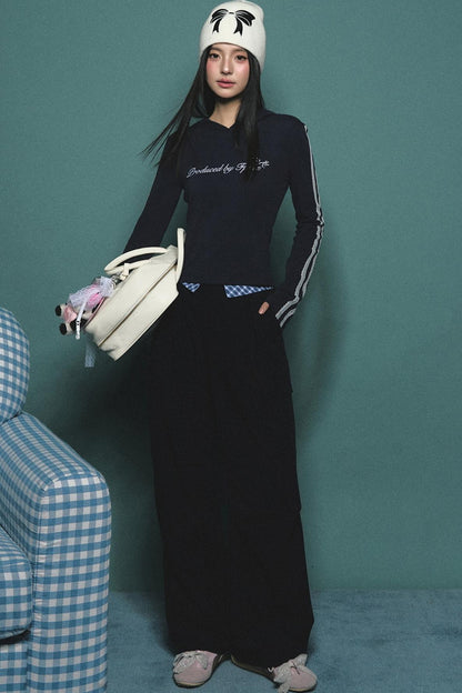 Blue Plaid Work Pants