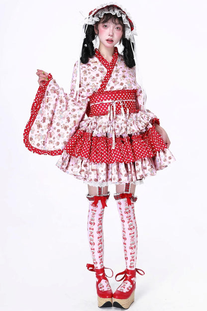 Childlike Lolita Kimono Skirt